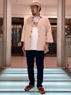 菅原 大翔さん（メンズ・173cm）の夏コーディネート