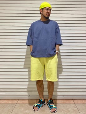 「CHRYSTIE NYC（クリスティーニューヨーク）のアイテム」を使った、菅原 大翔さん（メンズ・173cm）の春コーディネート