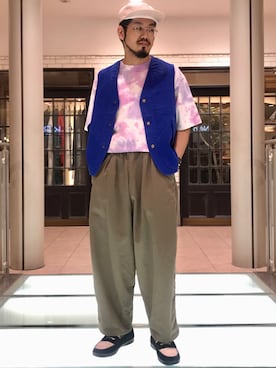 菅原 大翔さん（メンズ・173cm）の夏コーディネート