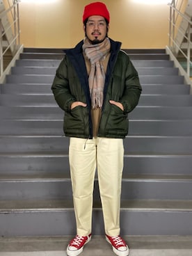 菅原 大翔さん（メンズ・173cm）の冬コーディネート