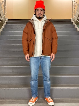 菅原 大翔さん（メンズ・173cm）の冬コーディネート