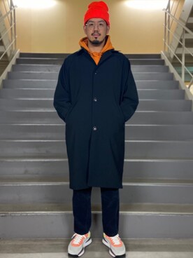 「WIGWAM（ウィグワム）のアイテム」を使った、菅原 大翔さん（メンズ・173cm）の冬コーディネート