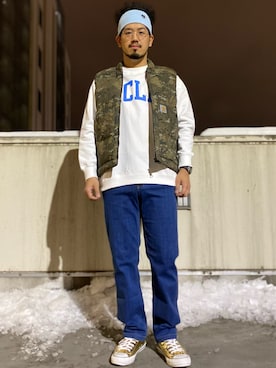 菅原 大翔さん（メンズ・173cm）の冬コーディネート