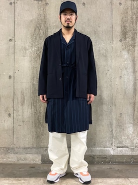 「So_lemn（ソレム）のアイテム」を使った、菅原 大翔さん（メンズ・173cm）の春コーディネート