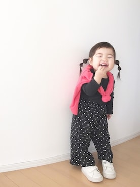 ㅤ ʀɪɴᴏさん（キッズ・70cm）の冬コーディネート