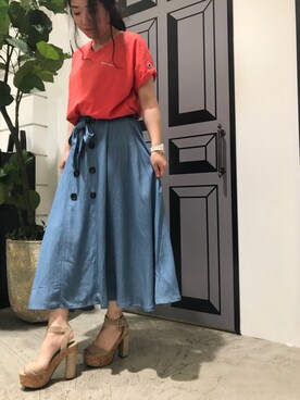 Ayk.46さん（レディース・160cm）の夏コーディネート