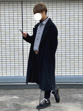 「チドリ柄」｜「アイテム（ジャケット/アウター）」を使った、TKTさん（メンズ・178cm）の冬コーディネート