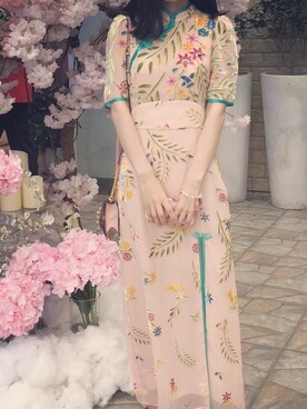 「Sretsis（スレッシス）のアイテム」を使った、小水waterletさん（レディース・162cm）の夏コーディネート