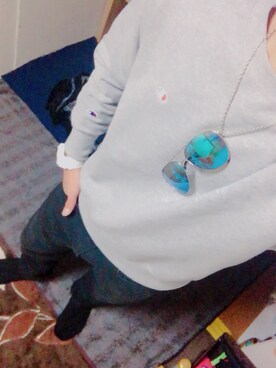 「アイテム（スウェット）」を使った、藤井 大誠さん（メンズ・173cm・10代）の冬コーディネート
