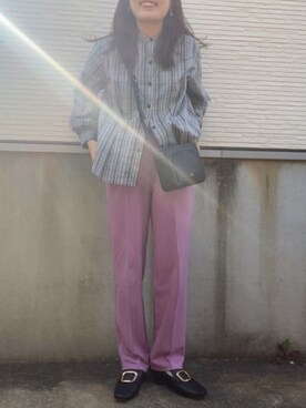 「sara（サラ）のアイテム」を使った、ohanaさん（レディース・152cm）の春コーディネート