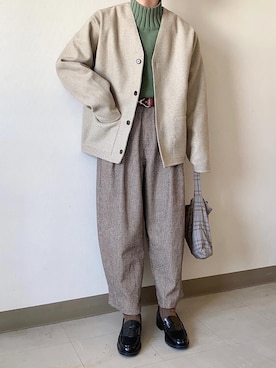 「DHOLIC（ディーホリック）のアイテム（ジャケット/アウター）」を使った、ゆゆさん（メンズ・170cm）の冬コーディネート