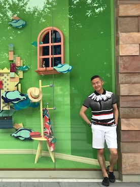 「アイテム（腕時計）」を使った、林老師さん（メンズ・173cm・50代）の夏コーディネート