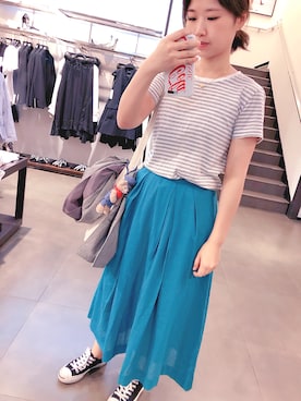 「无印良品」｜JJaneさん（レディース・164cm）の夏コーディネート