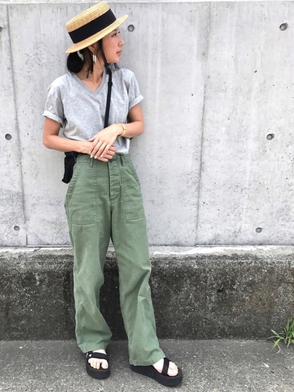 Kumika☆さんの「Vintage カーゴパンツ（TODAYFUL）」を使ったコーディネート