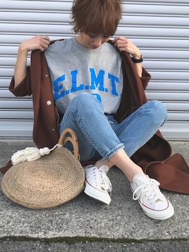 「ct70」｜「アイテム（チェスターコート）」を使った、Kumika☆さん（レディース・158cm）の冬コーディネート