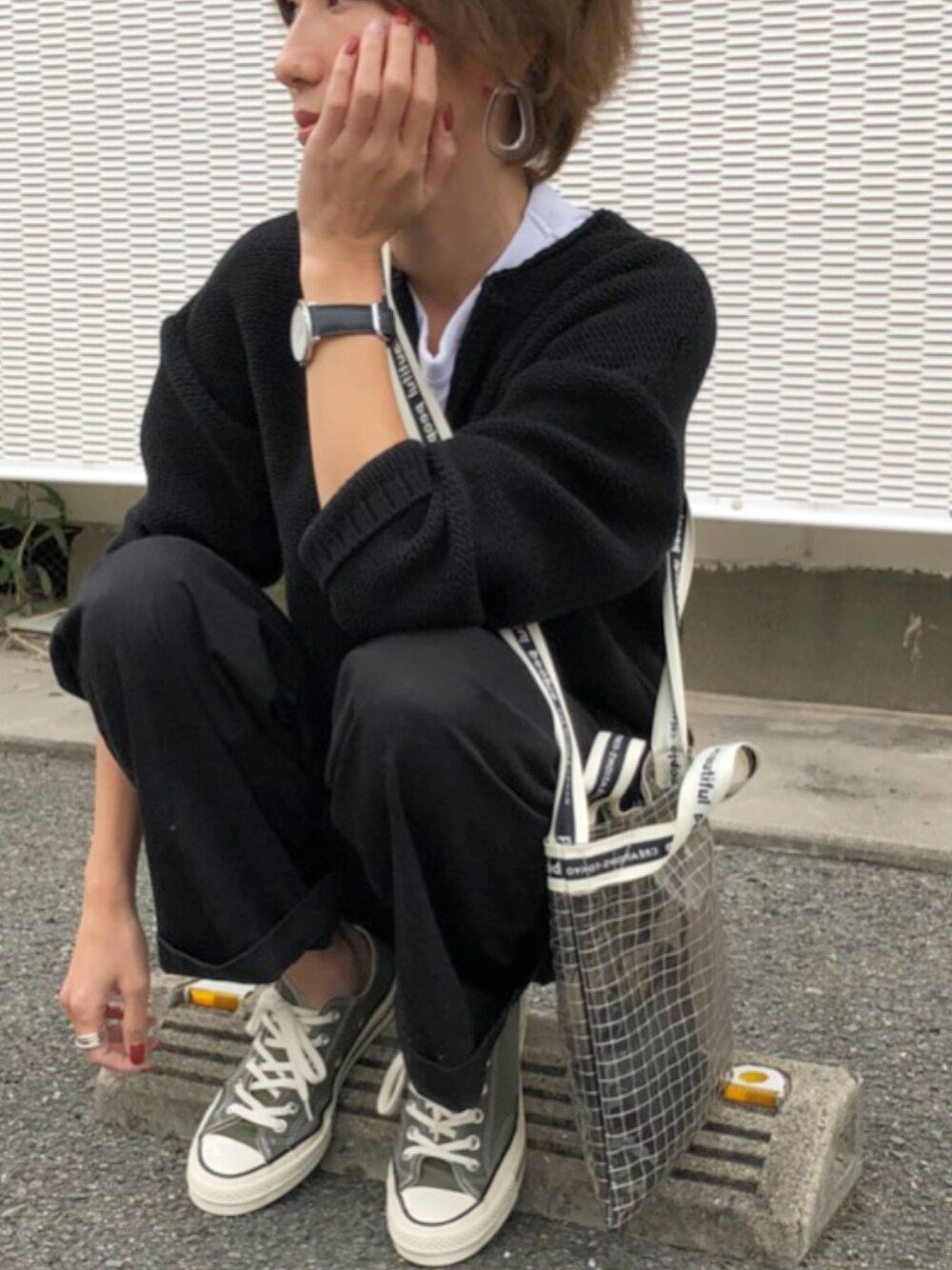 TODAYFUL（トゥデイフル）の「キーネックリブニット（ニット