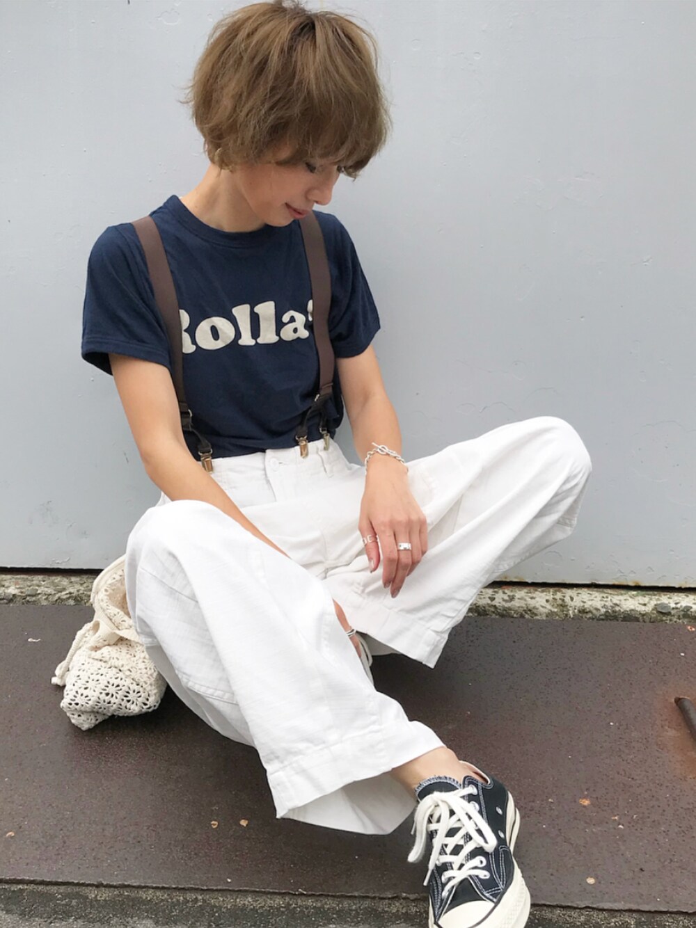 Kumika☆さんの「ROLLA'S(ローラス）ロゴTシャツ（ROLLA'S）」を使ったコーディネート