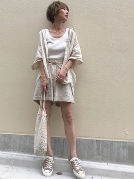 Kumika☆さん（レディース・158cm）の夏コーディネート