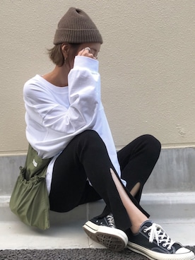 「TODAYFUL（トゥデイフル）のTODAYFUL(トゥディフル) ''Vintage Apron Sacoche'' ヴィンテージエプロンサコッシュ ／11821066（ショルダーバッグ）」を使った、Kumika☆さん（レディース・158cm）の秋コーディネート