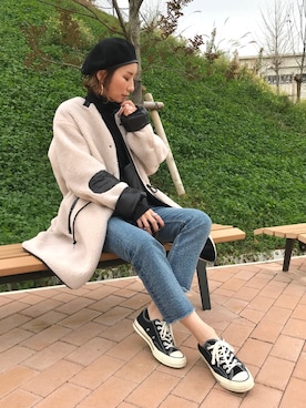 Kumika☆さん（レディース・158cm）の冬コーディネート