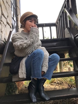 Kumika☆さん（レディース・158cm）の冬コーディネート