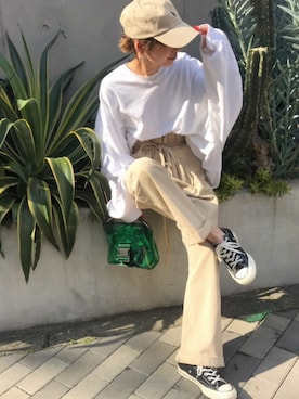 Kumika☆さん（レディース・158cm）の春コーディネート