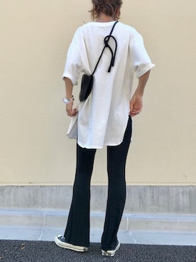 「RED CHOP WORKS（レッドチョップワークス）のアイテム」を使った、Kumika☆さん（レディース・158cm）の春コーディネート