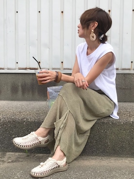 Kumika☆さん（レディース・157cm）の夏コーディネート