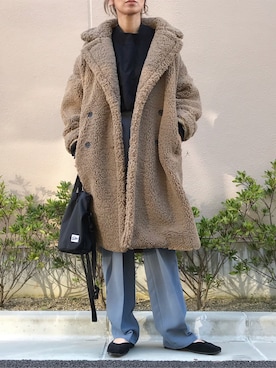 「CANAL JEAN（キャナルジーン）のアイテム（バレエシューズ）」を使った、Kumika☆さん（レディース・158cm）の秋コーディネート