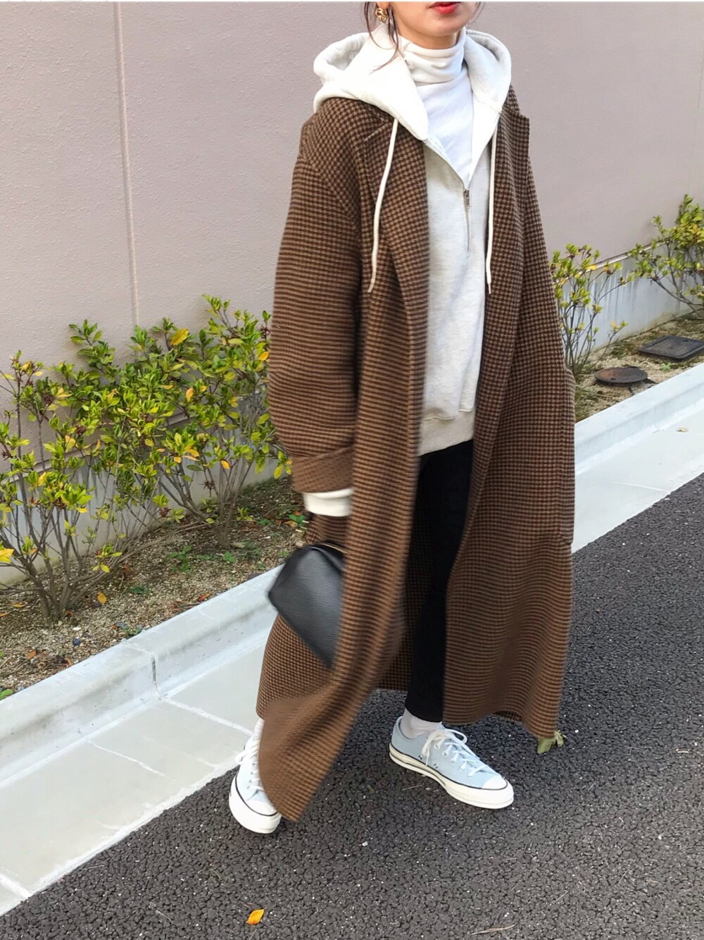 Kumika☆さんの「オーバーチェックコート（TODAYFUL）」を使ったコーディネート