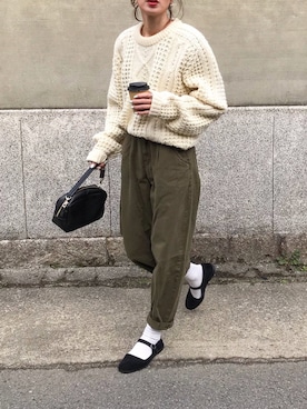 「chiiiibag」｜「アイテム（その他シューズ）」を使った、Kumika☆さん（レディース・158cm）の冬コーディネート