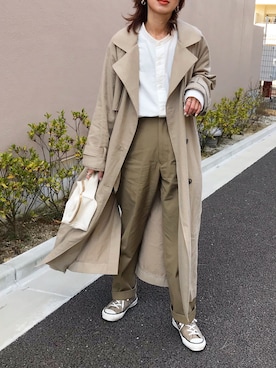 「NAF（ナフ）のアイテム」を使った、Kumika☆さん（レディース・158cm）の冬コーディネート