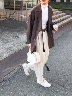 Kumika☆さん（レディース・158cm）の冬コーディネート