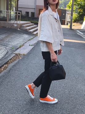 「D-VEC（ディーベック）のアイテム」を使った、Kumika☆さん（レディース・158cm）の春コーディネート