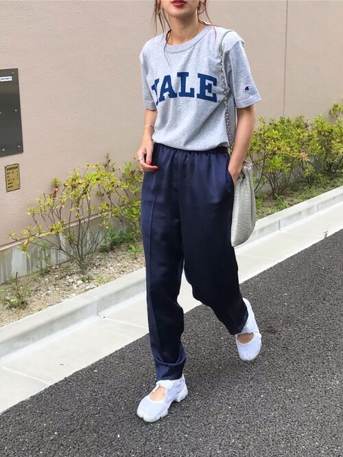 Kumika Championのtシャツ カットソーを使ったコーディネート Wear
