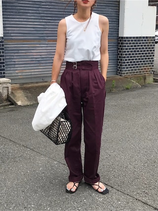 ゆるっと抜け感大人カジュアルコーデ夏④」宇波朋子のお気に入り ...