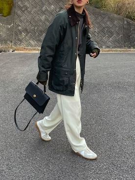 「AURALEE」｜「アイテム（ブルゾン）」を使った、Kumika☆さん（レディース・158cm）の冬コーディネート