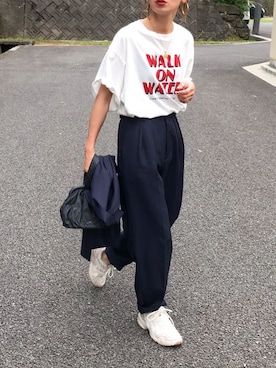 「JOSEPH（ジョセフ）のアイテム（バッグ）」を使った、Kumika☆さん（レディース・158cm）の春コーディネート