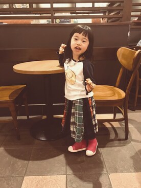 nanaさん（キッズ・100cm）の秋コーディネート