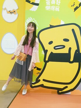 「Crisp（クリスプ）のアイテム（ポンチョ）」を使った、sylviaさん（レディース・165cm）の夏コーディネート