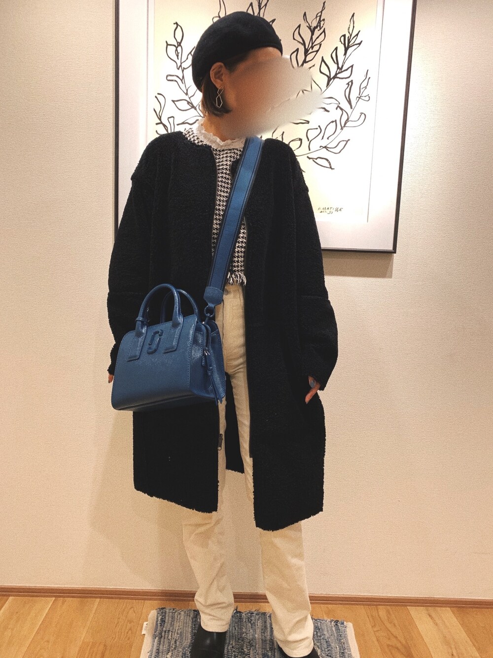 Another editionのフェイクボアミディアムコート♡ 隠れる 