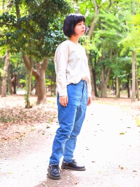 彩葵さん（レディース・150cm）の秋コーディネート