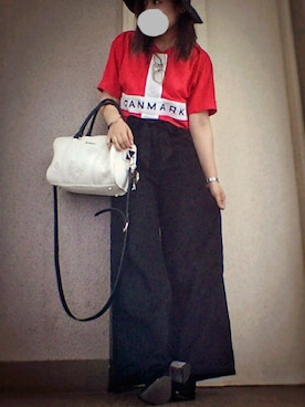「Desigual」｜「アイテム（帽子）」を使った、naoさん（レディース・158cm）の夏コーディネート
