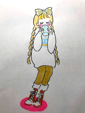 山口波子さんのコーディネート