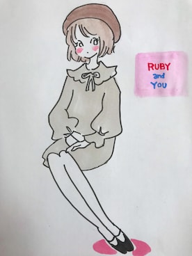 山口波子さんのコーディネート