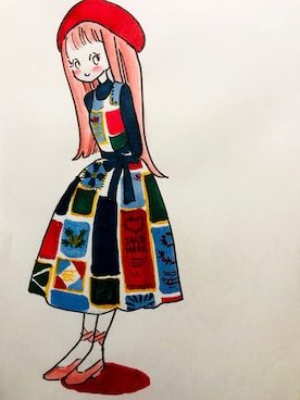 山口波子さんのコーディネート