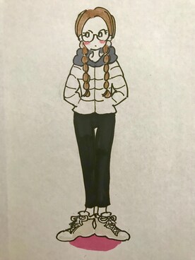 山口波子さんのコーディネート