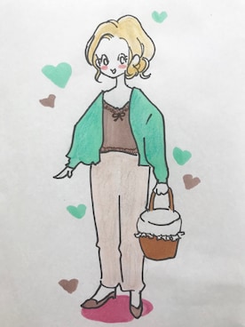 山口波子さんのコーディネート