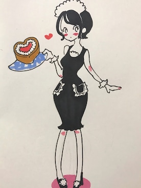 「LOVE」｜「アイテム（ワンピース/ドレス）」を使った、山口波子さん（レディース・160cm）の冬コーディネート