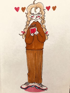 山口波子さんのコーディネート